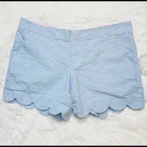 Lilly Pulitzer seersucker buttercup shorts